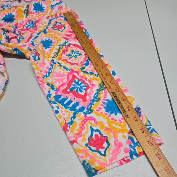 Fresh Produce Shirt Womens 3X Tunic Long Sleeve Colorful Cotton Geometric Artsy - Picture 10 of 12